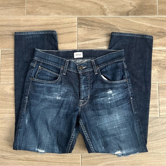 Hudson Byron Five Pocket Distressed Jeans - Picture 3 of 7